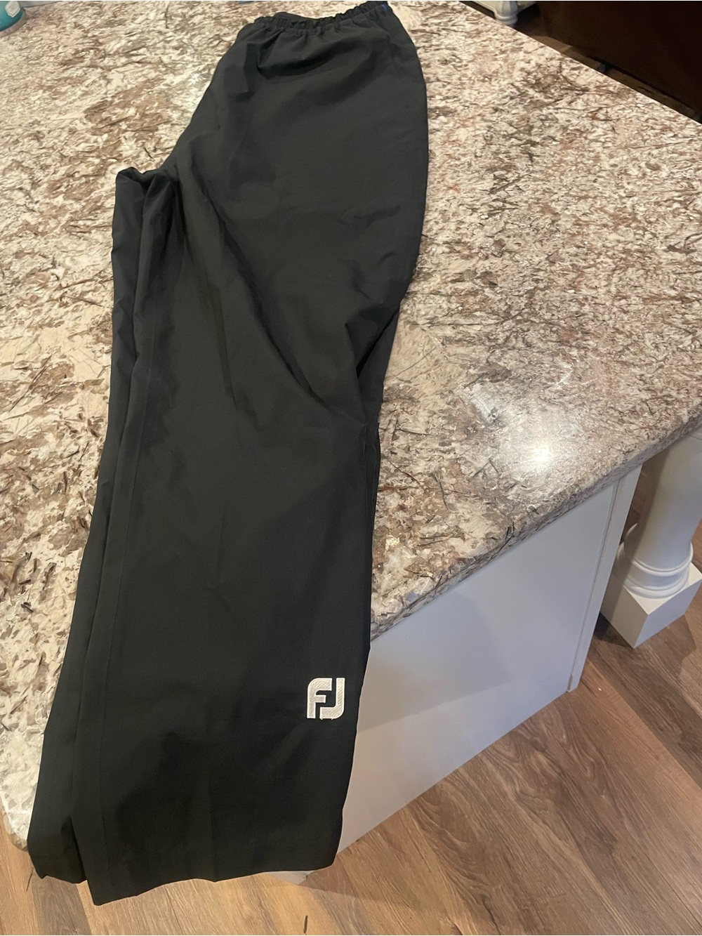 FootJoy Black Men's Golf Pants with FJ Logo
